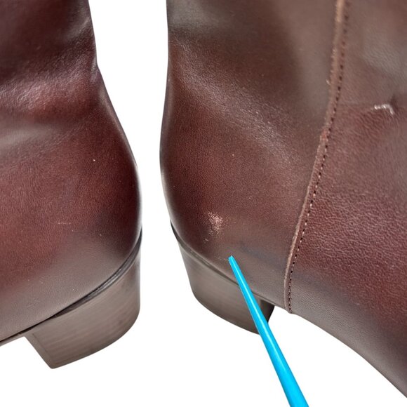 Munro Landyn 9 Women Brown Leather Boot Minimalist Office - Picture 8 of 8